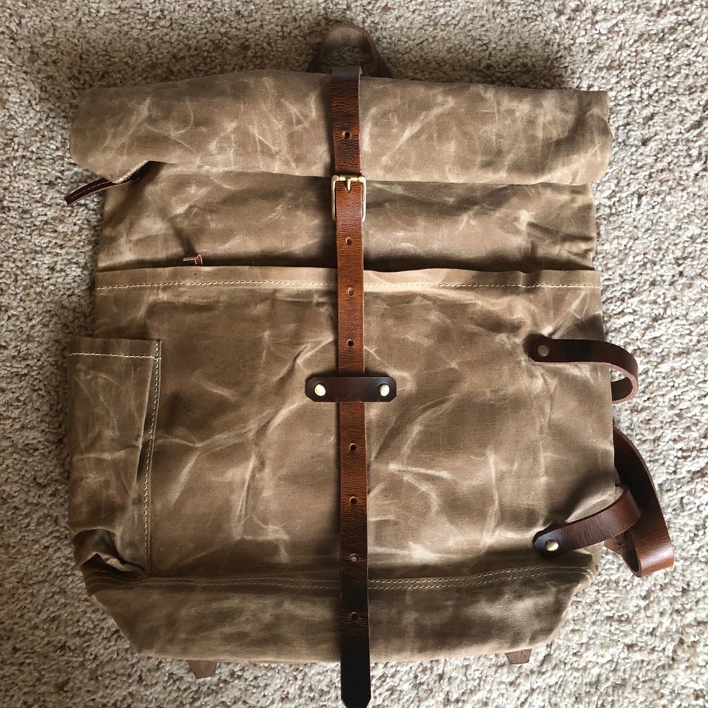 Waxed Canvas Backpack